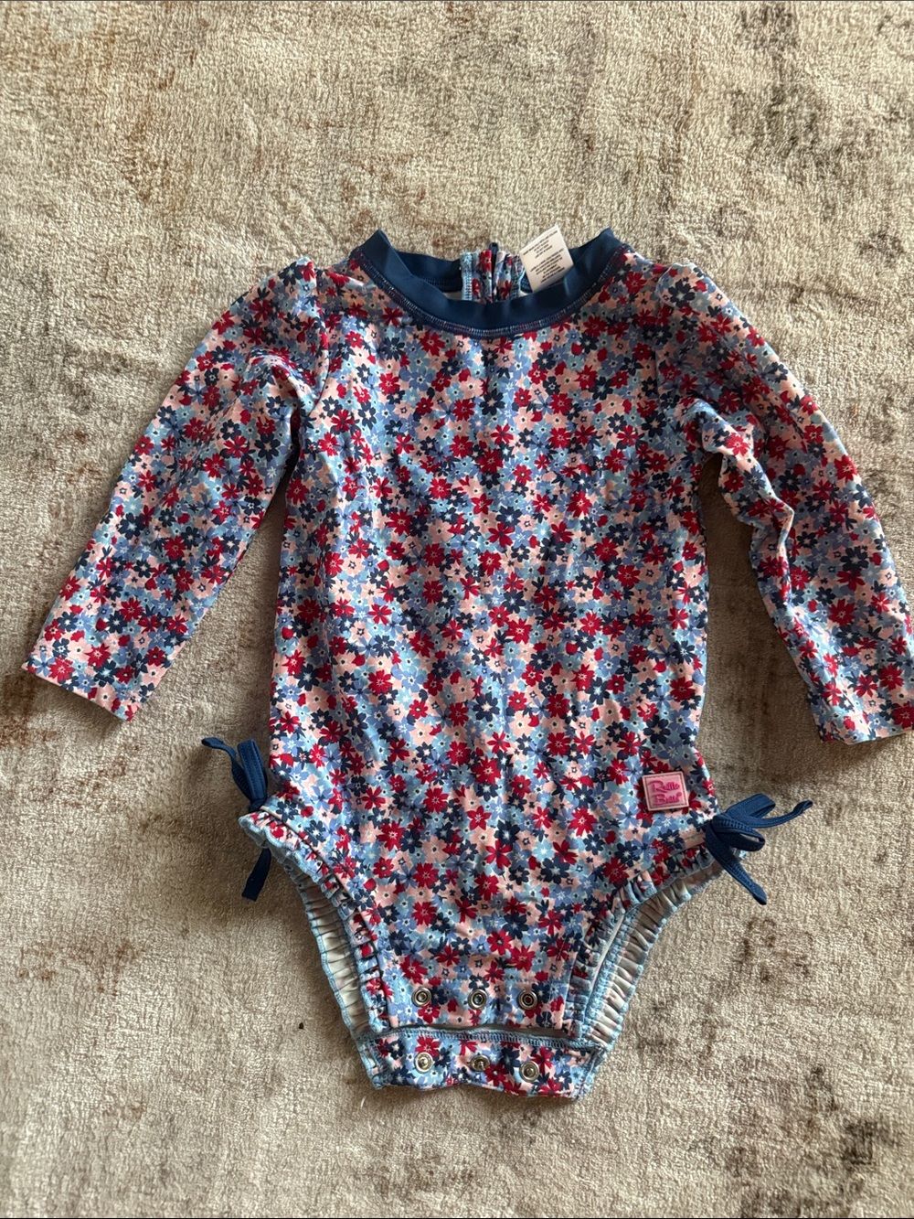 Ruffle Butts Long-Sleeve One-Piece